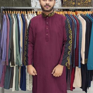 কন্ট্রাস্ট পাঞ্জাবি - মেরুন