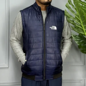 Sleeveless Jacket –Navy