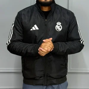 Real Madrid Jacket- Black