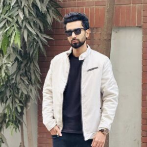 Premium Swift Leather Jacket - Off White