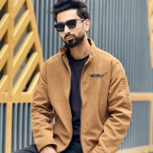 Premium Swift Leather Jacket - Brown