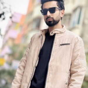 Premium Swift Leather Jacket - Cream