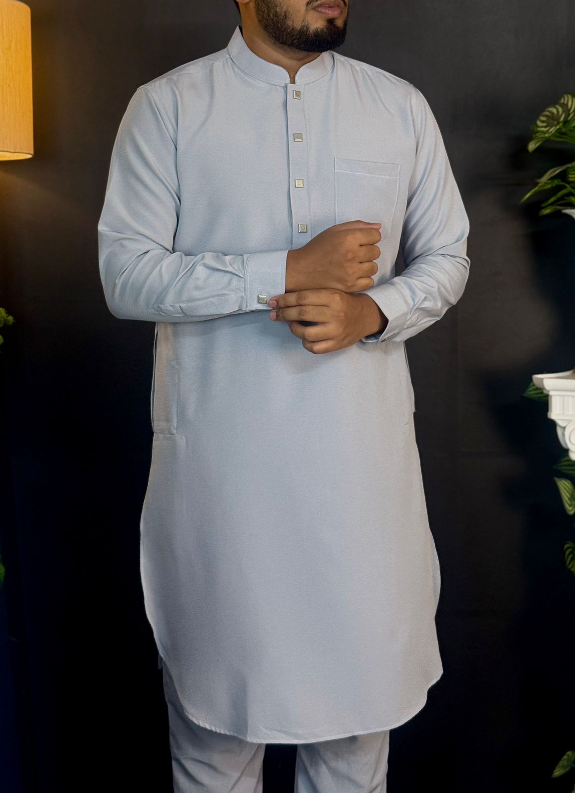 Solid Kabli Set - Silver