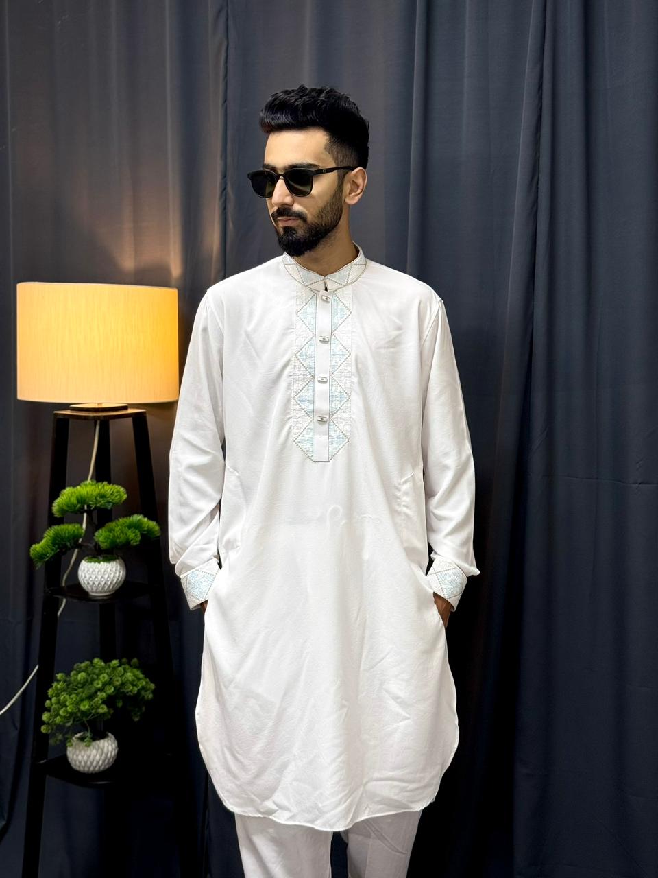 কাবলি সেট - সাদা