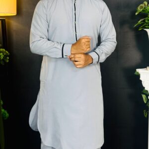 Contrast Kabli Set - Silver